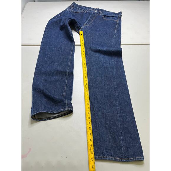 Levi’s 501XX Selvedge Jeans Button Fly Dark Wash Redline Denim Men 36x34 - Picture 7 of 16
